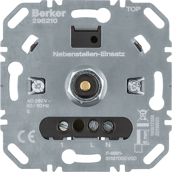 Hager/Berk Nebenst.-Einsatz f.Uni-Dd Komfort, Softr. 296210